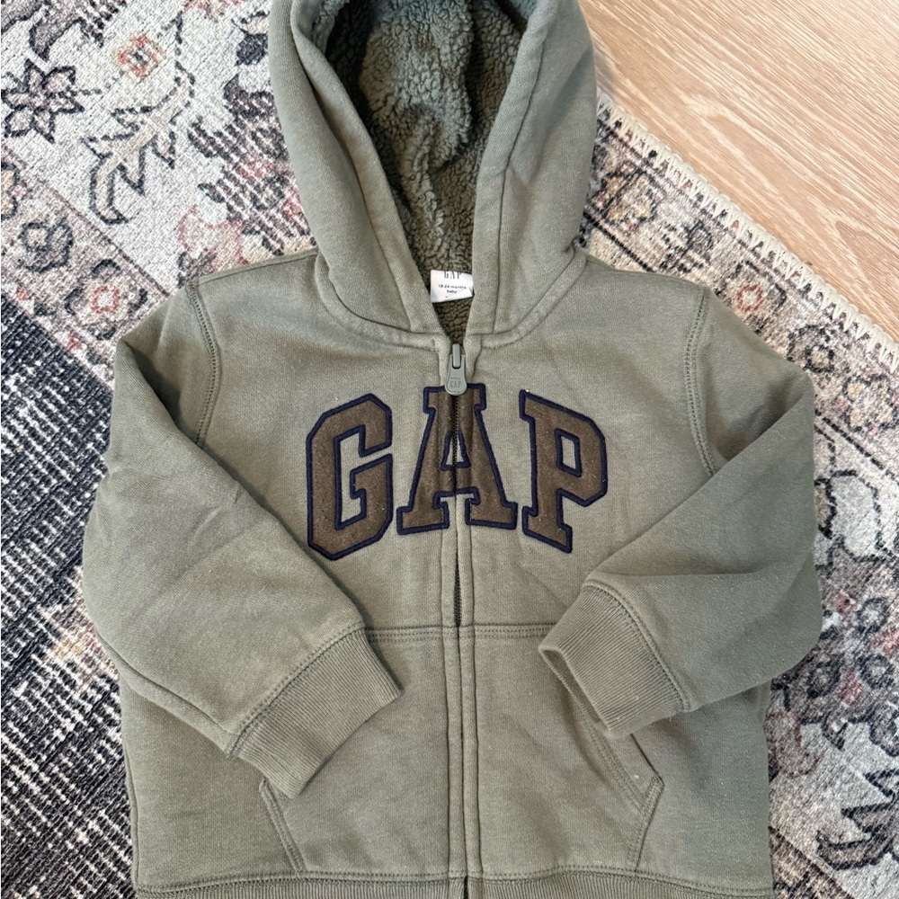 GAP Kids Olive Green Hoodie